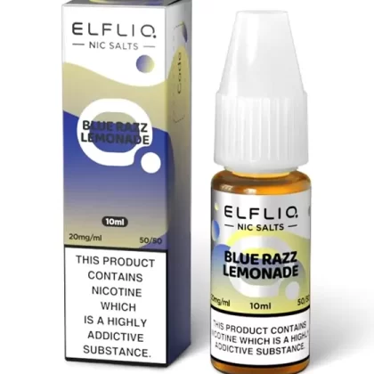 Blue Razz Lemonade Nic Salt E-Liquid - ElfLiq - 20mg - PG 50%