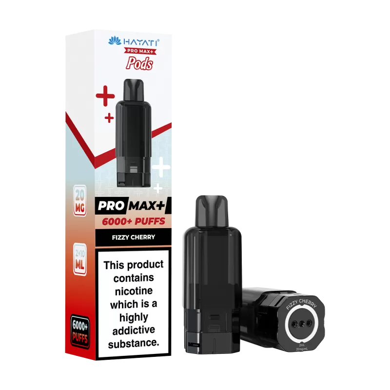 Fizzy Cherry Hayati Pro Max+ Refill Pack - 5mg - Vape Product