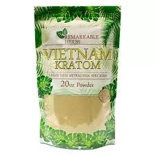 Remarkable Herbs Green Vein Vietnam Kratom Powder - Discountvapepen
