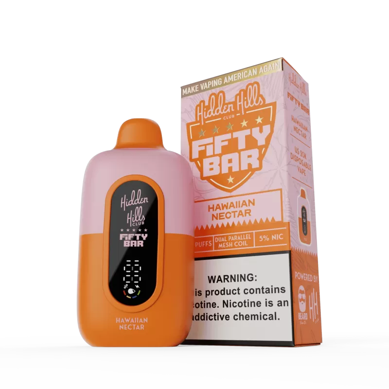 Hidden Hills x FIFTY BAR 20K Puff Disposable Device - 20000 Puffs - Lava Blast - Image 2