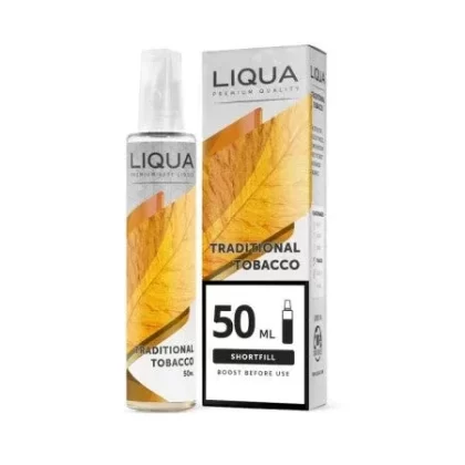 Liqua Mix & Go Traditional Tobacco 50ml (70ml Short Fill)