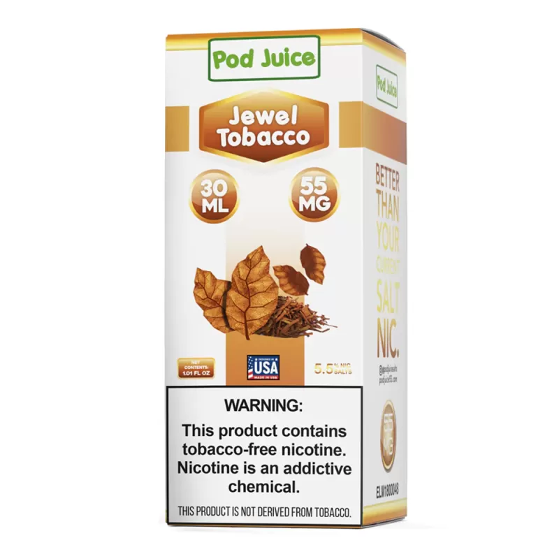 Jewel Tobacco 30ml – Pod Juice Salt - Vapebazaar Pk - Image 3