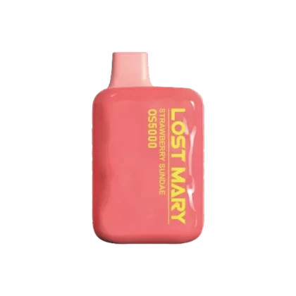Strawberry Sundae Lost Mary OS5000 - Consumer; Vape Product; 10 Pack, Single