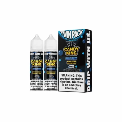 Candy King Blue Razz Bubblegum E-Liquid 60ml Twin Pack - Bangvapeaustralia