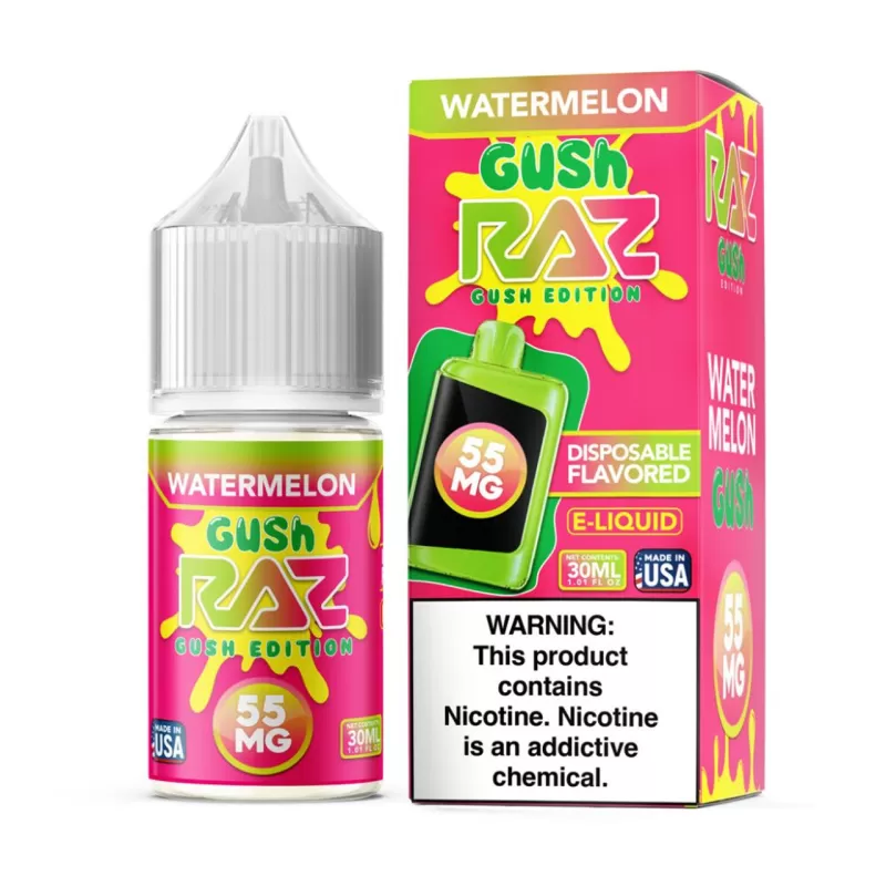 RAZ Salt "GUSH EDITION" - Watermelon Gush - 30ML E-Liquid - 20MG