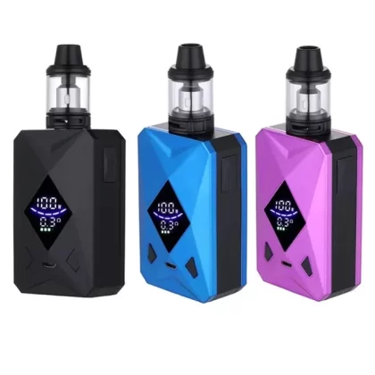 100W Electronic Cigarette Vape Vaporizer Box Mod Starter Kit With 2600mah Built-in Battery and 4ml Tank