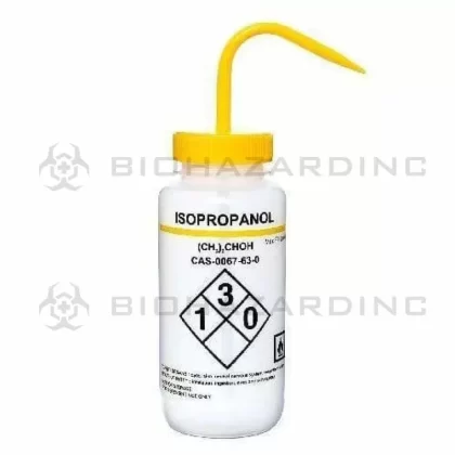 LDPE Premium Labeled Wash Bottle – Isopropanol | 500mL