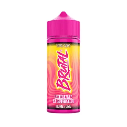 Just Juice Brutal Rhubarb & Custard 100ml Shortfill E-Liquid - Ecigdepot