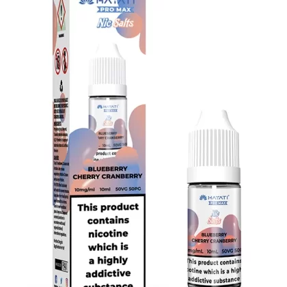 Hayati Pro Max Blueberry Cherry Cranberry Nic Salt E-Liquid 10ml
