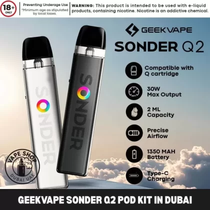 Geekvape Sonder Q2 Pod Kit In Dubai, UAE - Burgundy Red