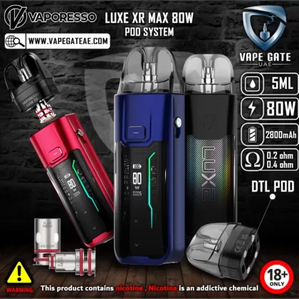 VAPORESSO LUXE XR MAX 80W POD SYSTEM - Flame Red