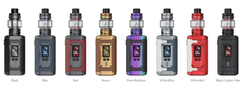 Smok Morph 2 Vape Kit - Colour#Prism Rainbow>Carbon Fibre>Black