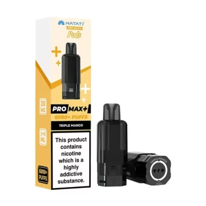 Hayati Pro Max Plus 6000 Prefilled Pod Triple Mango - Vape Store