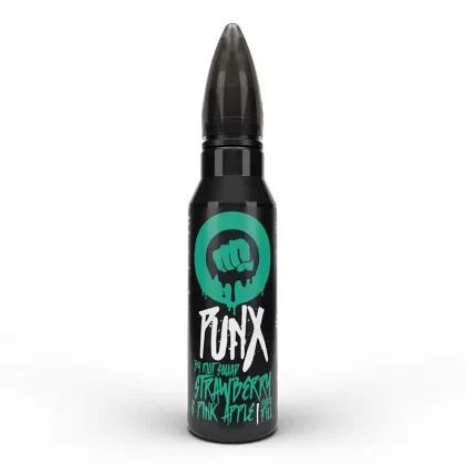 STRAWBERRY & PINK APPLE E LIQUID BY PUNX BY RIOT SQUAD 50ML 70VG