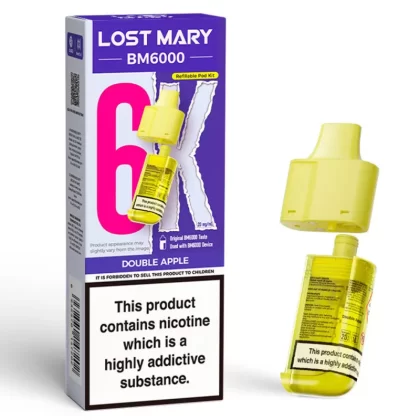 Lost Mary BM6000 Prefilled POD 0mg ZERO - Watermelon Kiwi