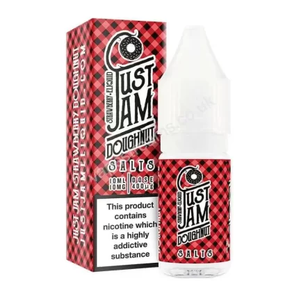 Just Jam Strawberry Doughnut Nic Salt E-Liquid - Vapestreams Co