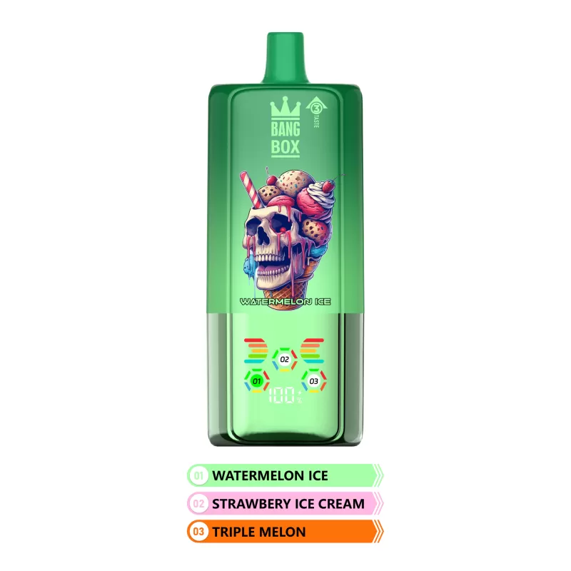 Bang Box 80000 – 80K Puffs 3 in 1 Flavors 850mAh Disposable Vape - 80000 puffs; Vape Product, Vape Product; Double Grape / Strawberry Mango / Blueberry Sour Raspberry Ice, Lemon Cola Soda / - Image 2