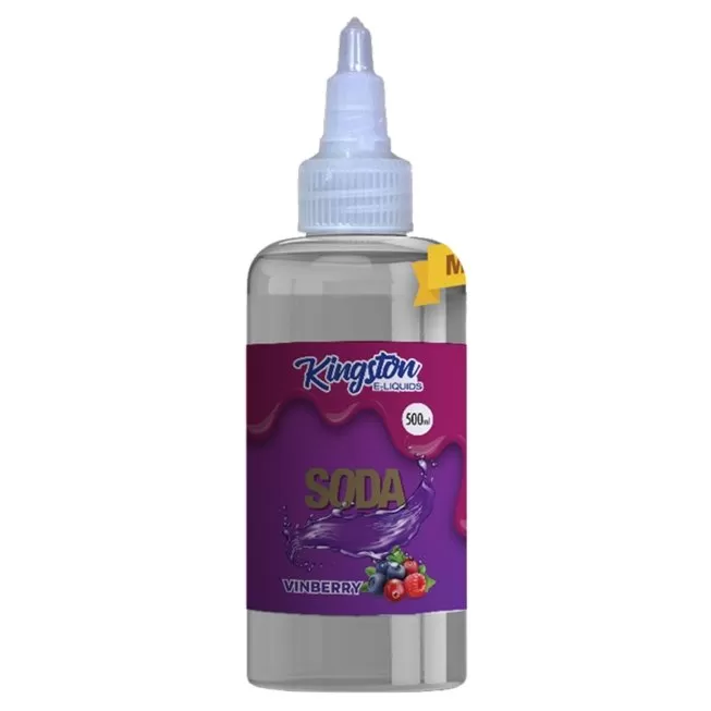 Kingston E-liquids Soda 500ml Shortfill - Vinberry Soda / No - Image 2