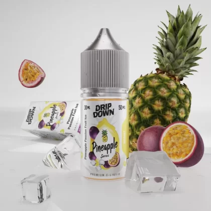Drip Down Pineapple- Pineapple Passion Fruit Ice 30ml (30, 50mg) - Vape Product, Vape Product
