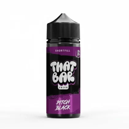 Pitch Black By That Bar Juice 100ml Shortfill - Vape Store