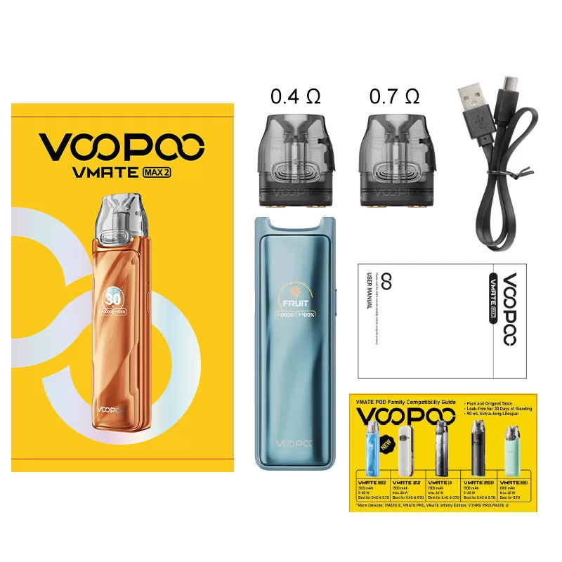 VOOPOO Vmate Max 2 Pod Kit 30W - Green - Image 3