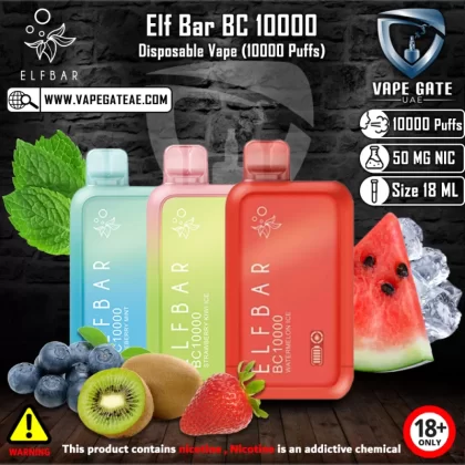 Elf Bar BC 10000 Puffs Disposable Pod Device - 50 mg / Cherry Watermelon