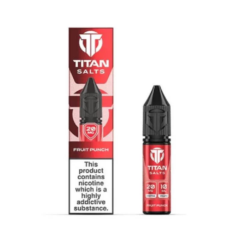 Titan Salt Fruit Punch Nic Salt E Liquid - Strength#10mg>20mg (84A17A)