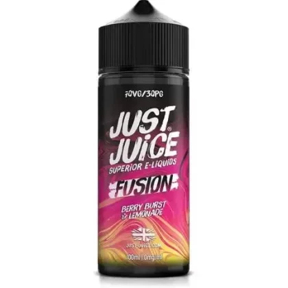Just Juice Fusion 100ml Shortfill E-Liquid - Flavour#Berry Burst & Lemonade>Mango & Blood Orange On Ice (16A309)
