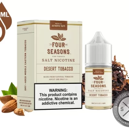 Desert Tobacco By Four Seasons Salt Nicotine 30ml