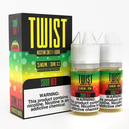 Sour Red by Twist Salts Series 30mL 2-Pack - 50MG