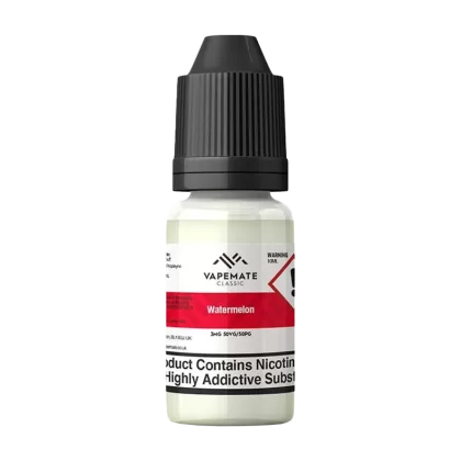 Vapemate Classic Watermelon 10ml - Blend#70VG / 30PG>50VG / 50PG18mg>0mg>3mg>6mg>12mg
