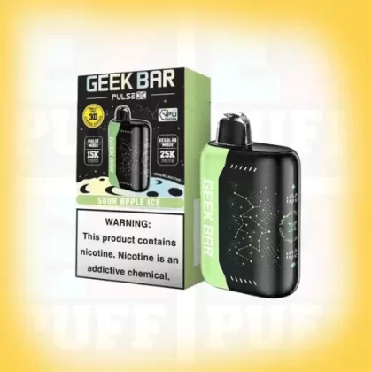 Sour Apple Ice- Geek Bar Pulse X – 25,000 Puff Disposable Vape