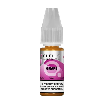 Grape Elfliq Nic Salt by Elfbar - 10ml - 10mg