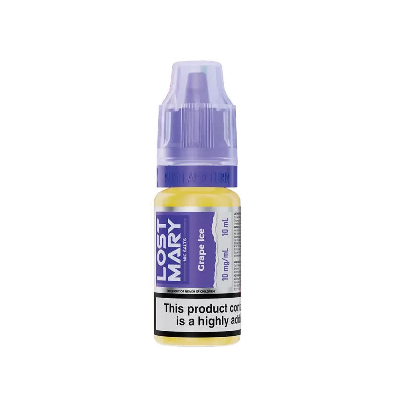 Lost Mary Grape Ice Nic Salt E-Liquid - 20mg