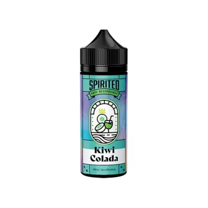 Fantasi Spirited Kiwi Colada 100ml Shortfill E Liquid - Strength#0mg