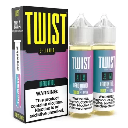 Twist e-Liquids Dragonthol eJuice - 120mL (2x60mL); Vape Product, Vape Product; Twist eLiquids