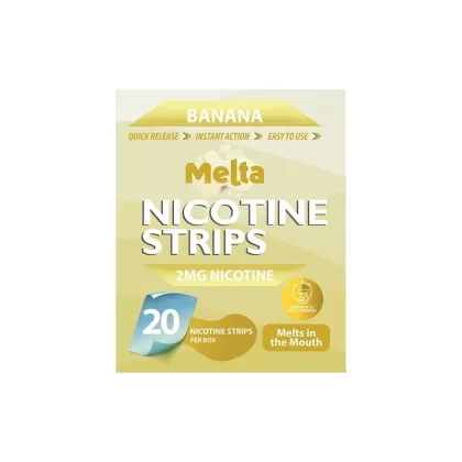 Melta Banana Nicotine Strips - Strength#2MG