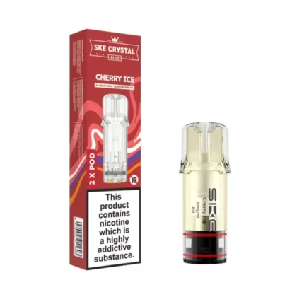 Cherry Ice Prefilled Pods by SKE Crystal Plus (2 x 2ml) - 20mg