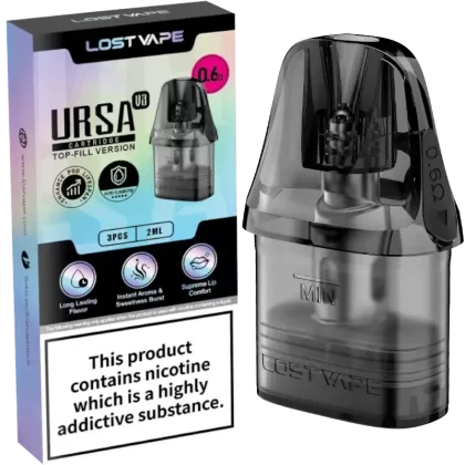 Lost Vape Ursa V3 Replacement Pods - Coil#0.6ohm>0.8ohm>1.0ohm