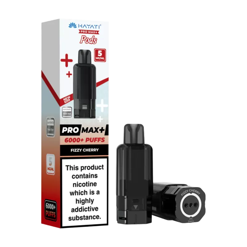 Fizzy Cherry Hayati Pro Max+ Refill Pack - 5mg - Vape Product - Image 3