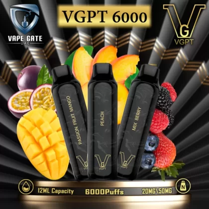 VGPT DISPOSABLE VAPE (6000 Puffs) - 20 mg / Passionfruit Lemon