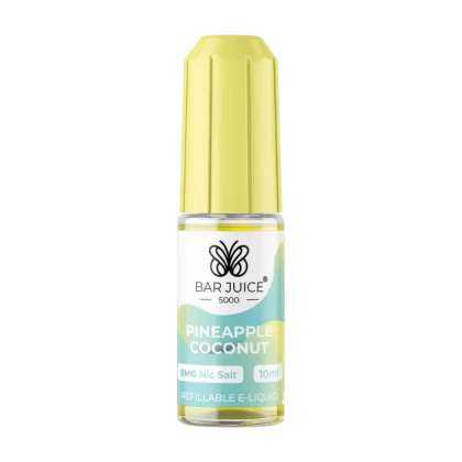 Pineapple Coconut Nic Salt by Bar Juice 5000 - 5mg - Vape Product (548E5E)