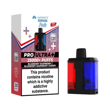 Blueberry Raspberry / Blueberry Raspberry Cherry Hayati Pro Ultra Plus Refill Pack - Ecigwizard