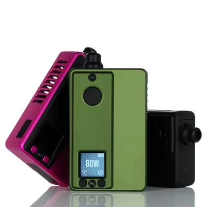 Vaperz Cloud San AIO DNA80C 80W Boro Mod Kit - Raw Silver, Matte Black