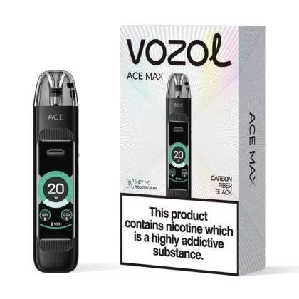 Vozol Ace Max Kit - Carbon Fiber Black, Pearly Silver