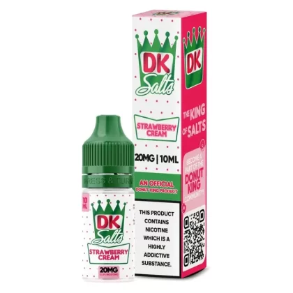 Strawberry Cream 10ml Nicsat Eliquid by DK Salts