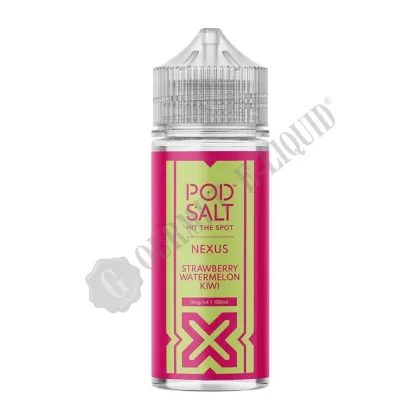 Strawberry Watermelon Kiwi 100ml Shortfill E-Liquid by Pod Salt Nexus - Size#100ml~Nicotine Strength#0mg~Add Nicotine Shot For#0mg>3mg>6mg
