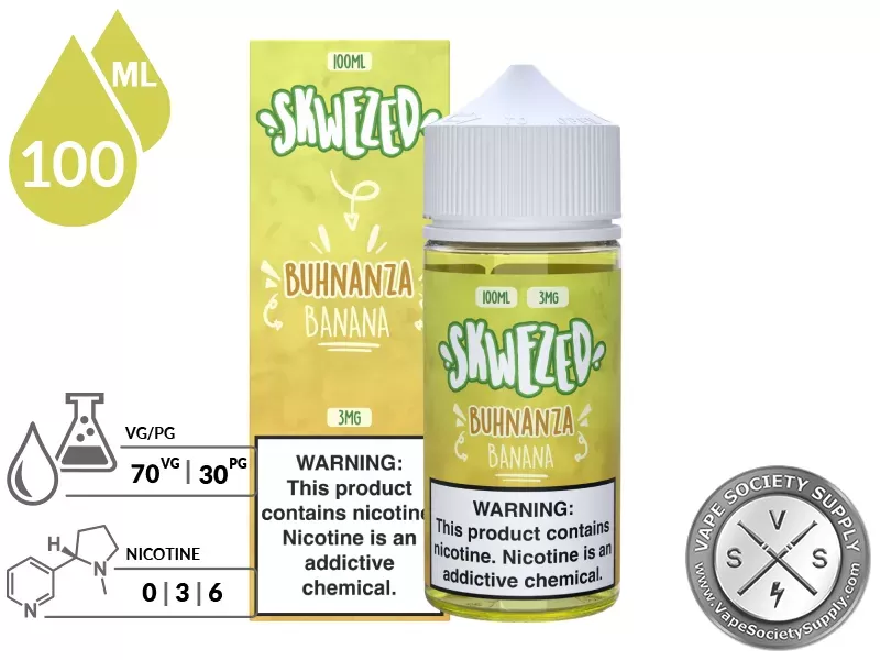 Banana SKWEZED 100ml - Image 2