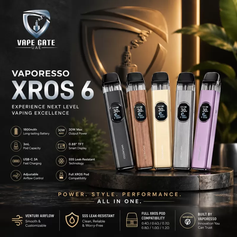 Vaporesso Xros 6 1800mAh Pod System - Pearl White