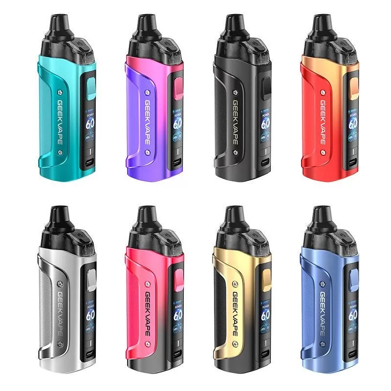 Geekvape Aegis Boost 3 60W Pod System Kit - Teal Blue, Sunset Red